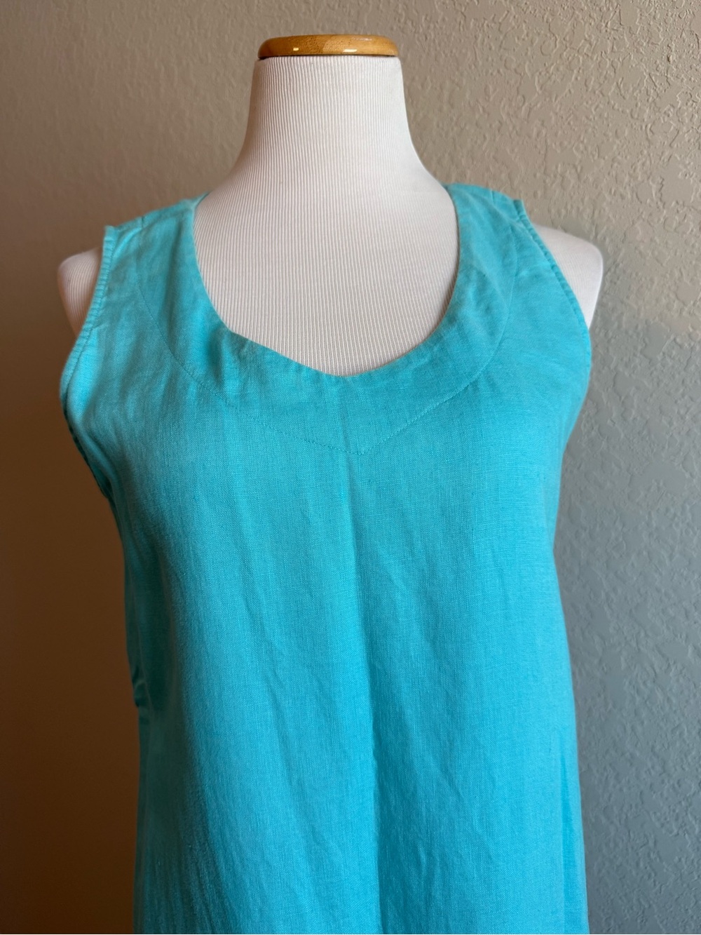 J.Jill Euro Summer Linen Wrap Midi Dress - Picture 5 of 10
